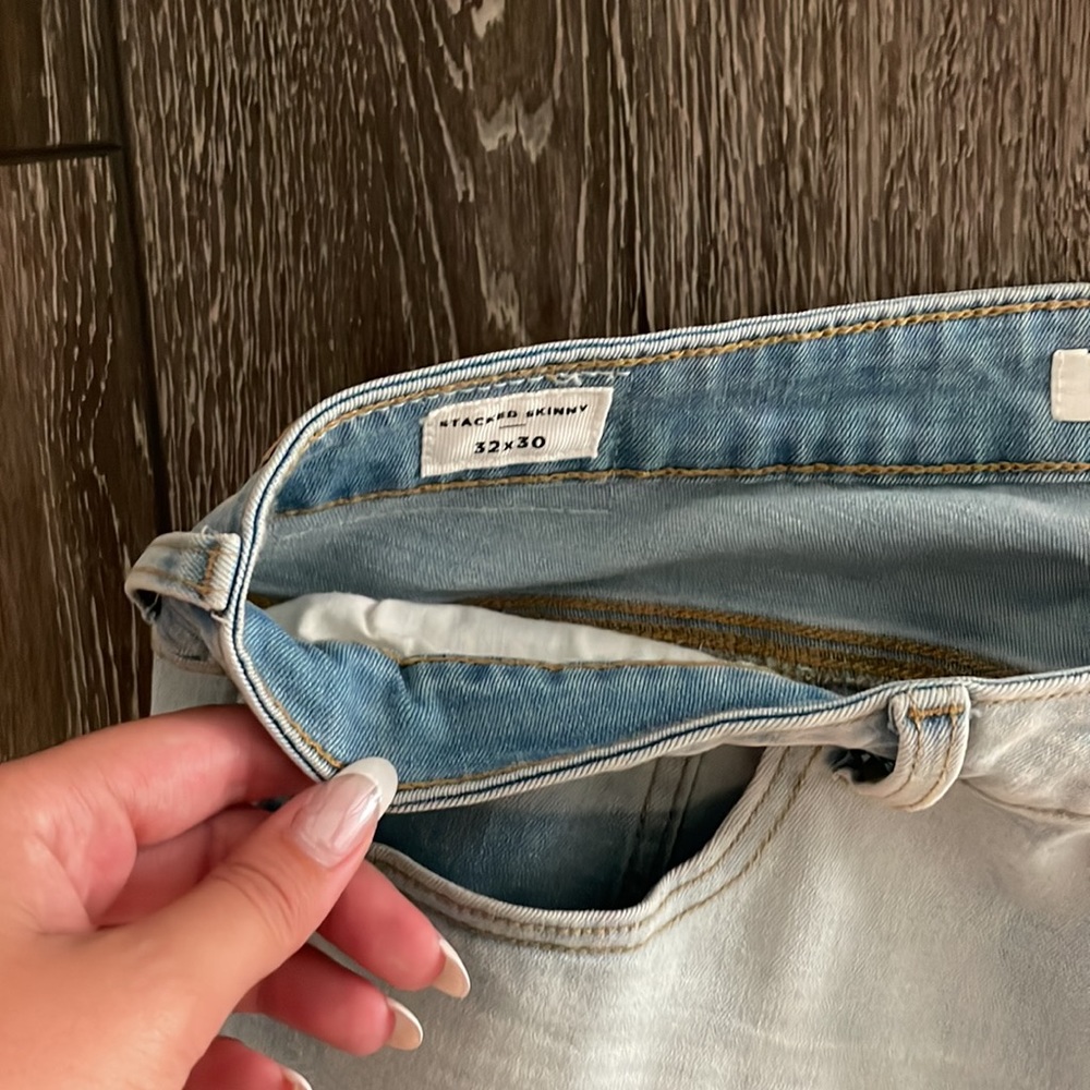 Light wash men’s pacsun skinny jeans - Picture 3 of 4